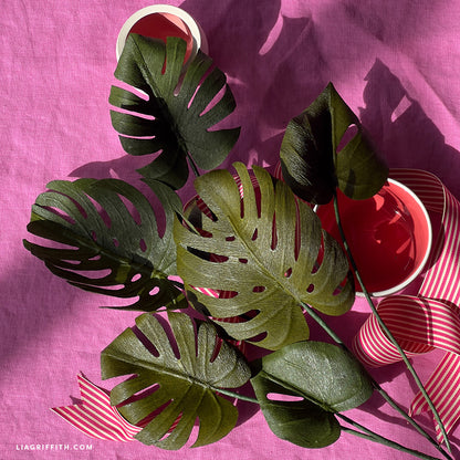 Double-Sided Crepe Paper - Ferns/Moss