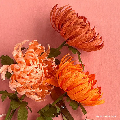 Heavy Crepe Paper - Tangerine