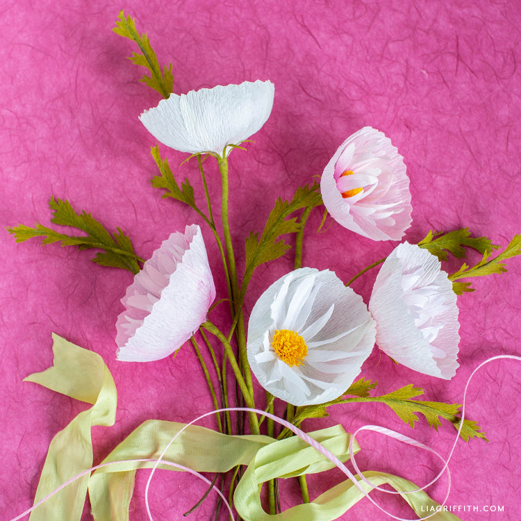Heavy Crepe Paper - Snowflake