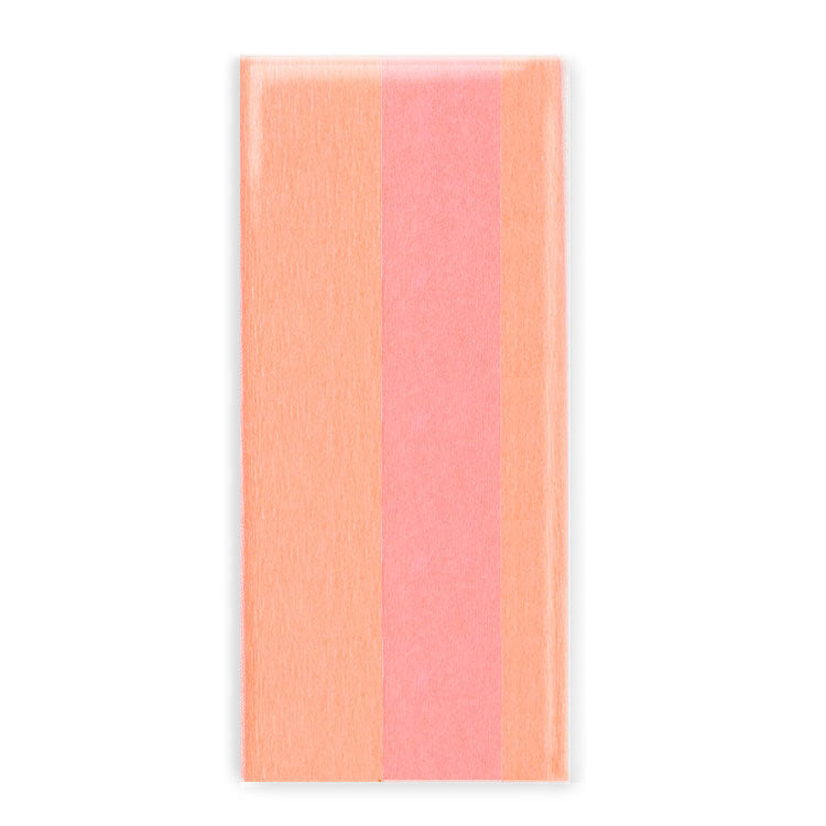 Double-Sided Crepe Paper - Apricot/Light Rose