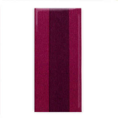 Double-Sided Crepe Paper - Sangria & Aubergine