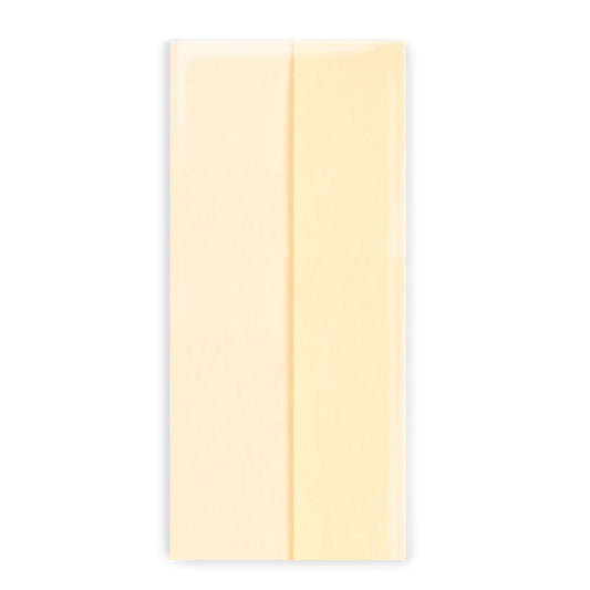 Double-Sided Crepe Paper - Vanilla/Chiffon