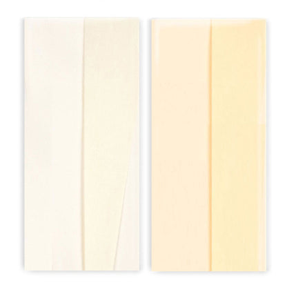 Double-Sided Crepe Paper - White/Vanilla & Vanilla/Chiffon