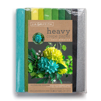 Heavy Crepe Paper - Botanical Garden
