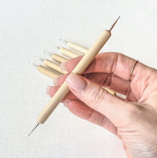 Scoring Stylus - 6-Piece Wooden Set