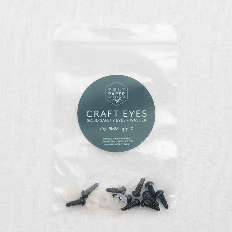 Lia Griffith Craft Eyes 5mm- Pack of 10 image 2