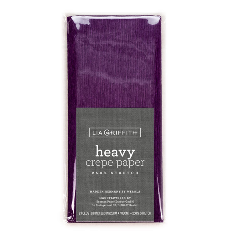 Lia Griffith Crepe Paper Heavy - Plum image 0