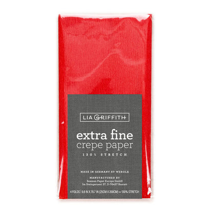 Lia Griffith Crepe Paper Extra Fine - Cherry image 0
