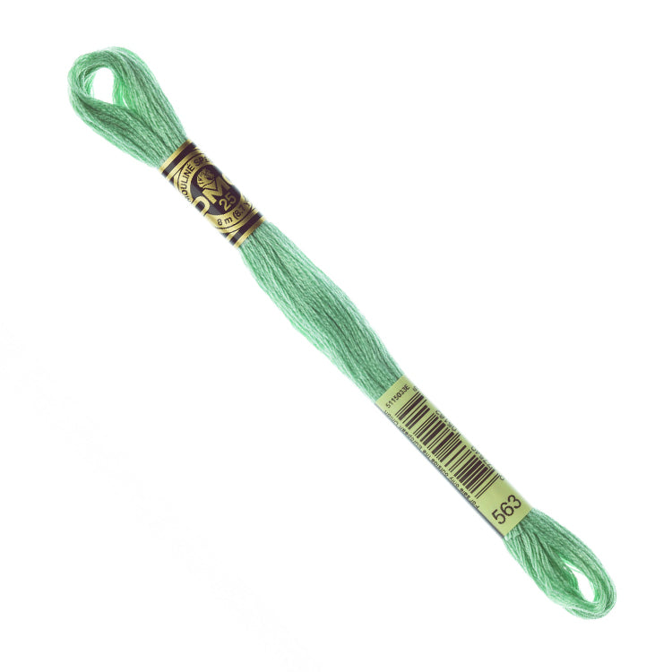DMC Embroidery Floss —  Light Jade Green 563 image 1