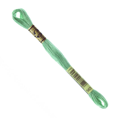 DMC Embroidery Floss —  Light Jade Green 563 image 1