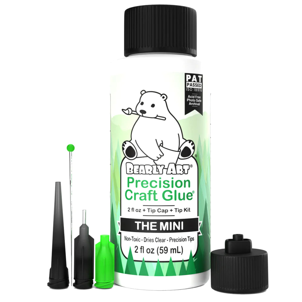 Bearly Art Precision Craft Glue  - 2 oz with tip attachment image 0