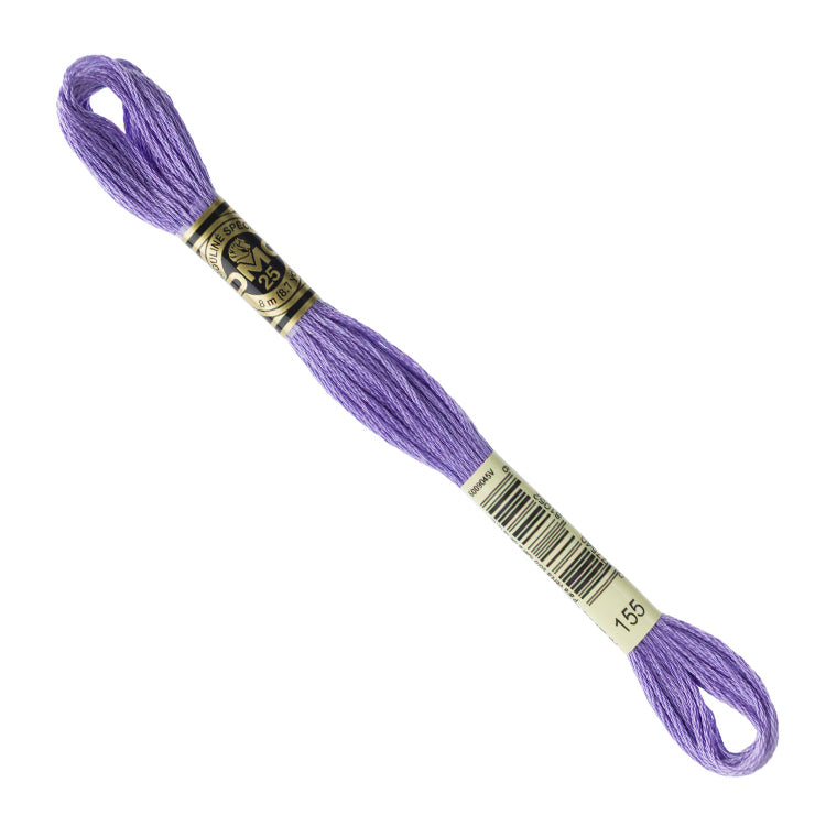 DMC Embroidery Floss - Medium Dark Blue Violet 155 image 1