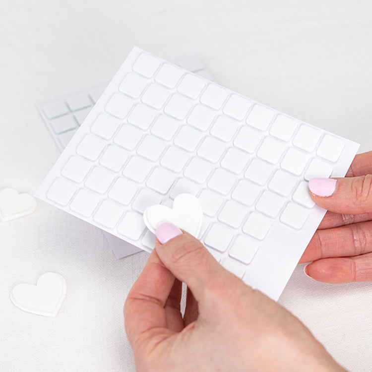 Scrapbook Adhesives 3D Self Adhesive Foam Squares - White - 0.5" x 0.5" image 1