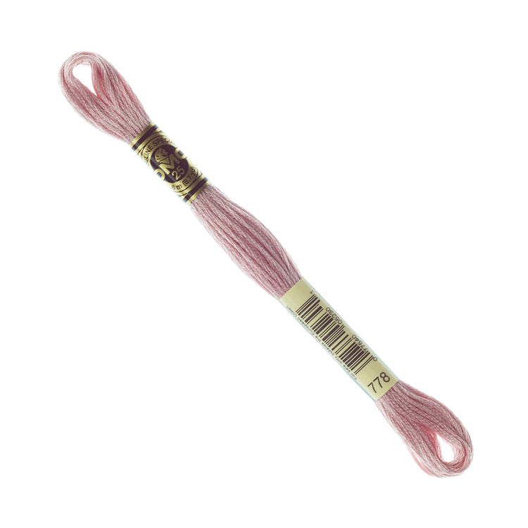 DMC Embroidery Floss - Very Light Antique Mauve 778 image 1