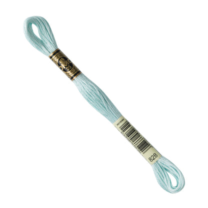 DMC Embroidery Floss - Ultra Very Very Light Blue 828 image 1