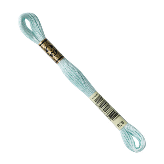 DMC Embroidery Floss - Ultra Very Very Light Blue 828 image 1