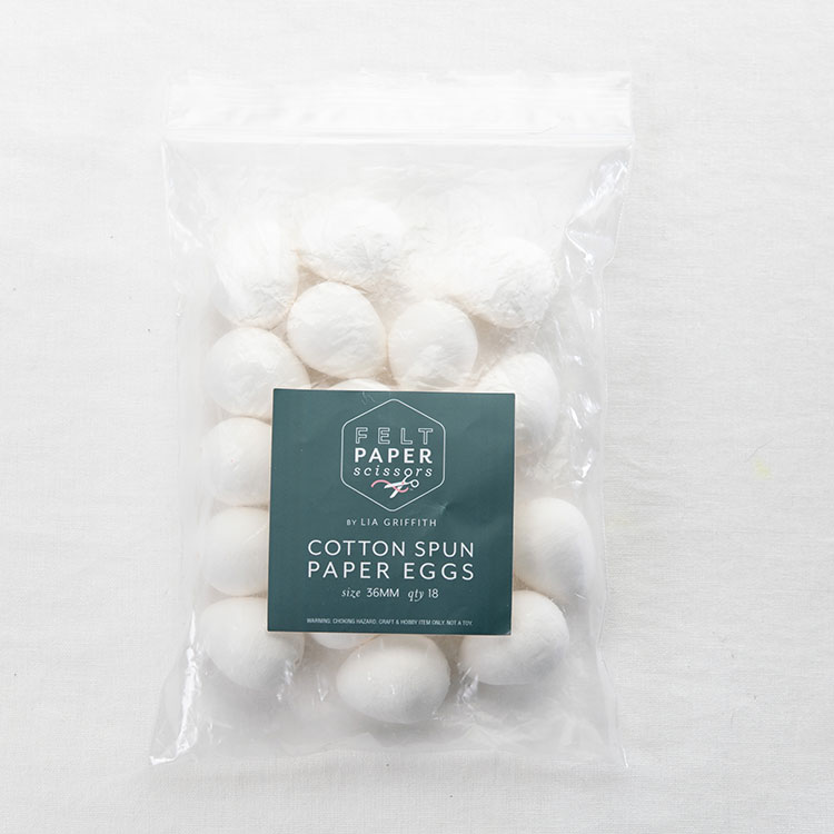 Spunnys™  Paper Eggs 36mm - Pack of 18 image 3