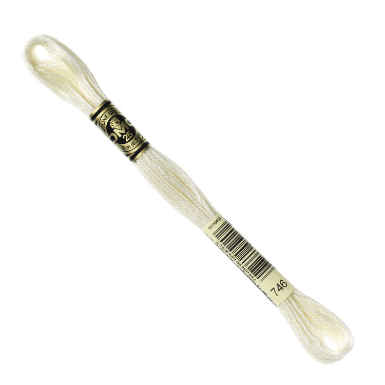 DMC Embroidery Floss - Off White 746 image 1