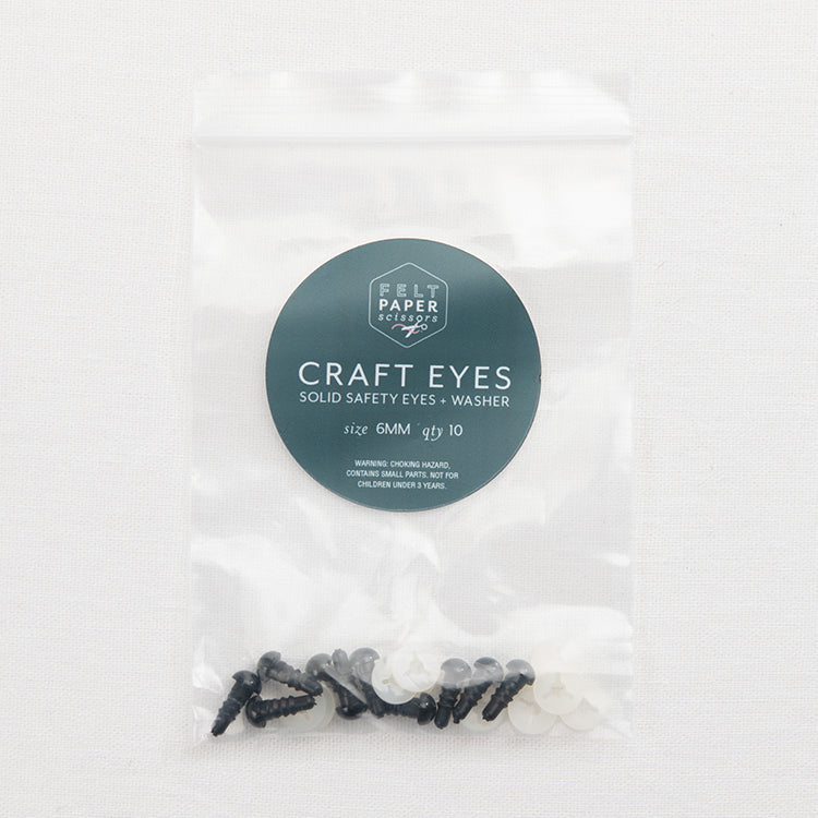 Lia Griffith Craft Eyes 6 mm - Pack of 10 image 3