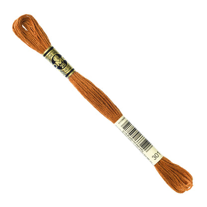 DMC Embroidery Floss - Medium Mahogany 301 image 1