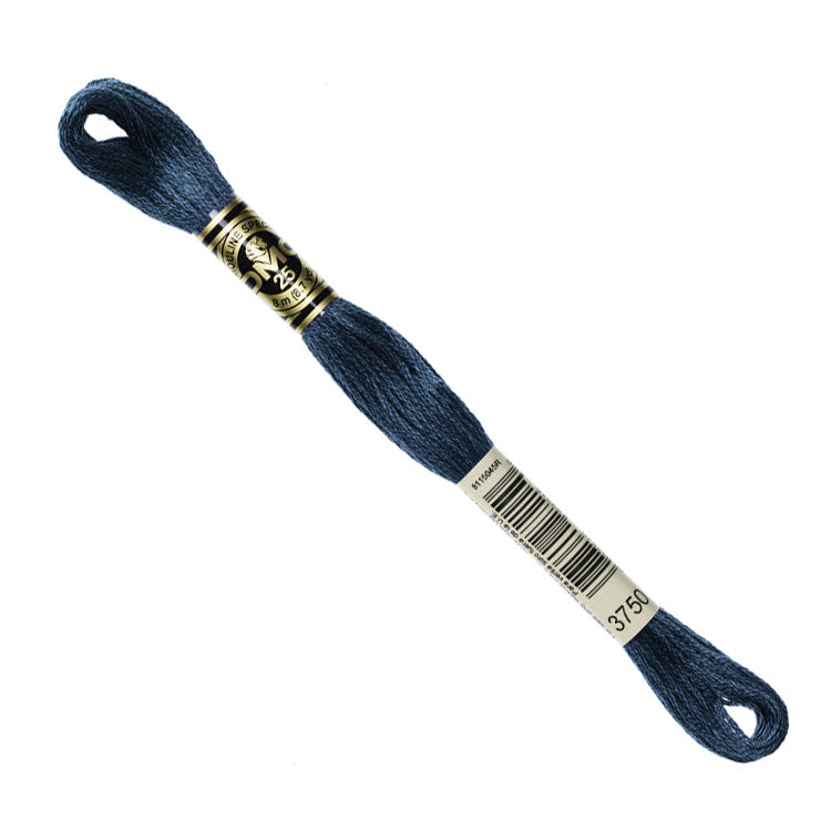 DMC Embroidery Floss - Very Dark Antique Blue 3750 image 1