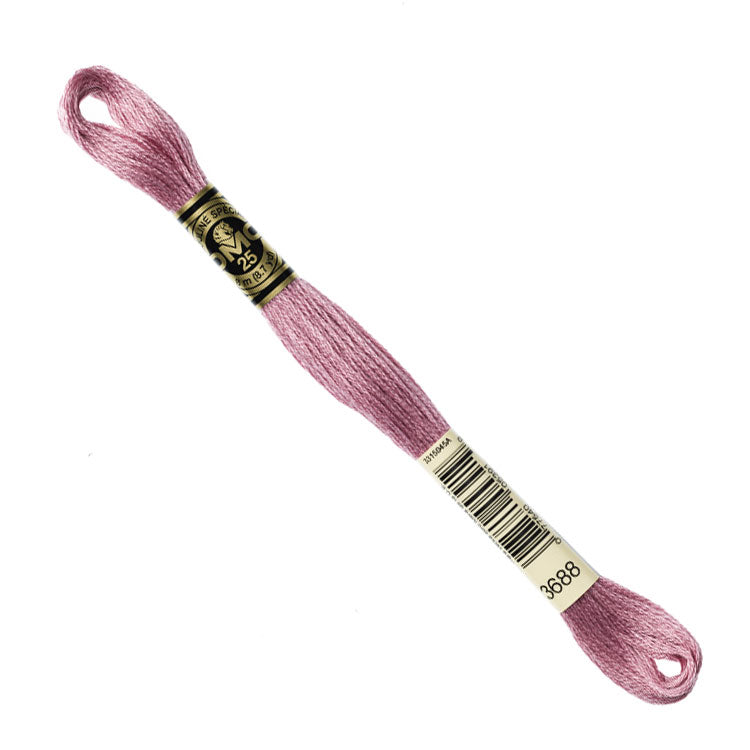 DMC Embroidery Floss - Medium Mauve 3688 image 1