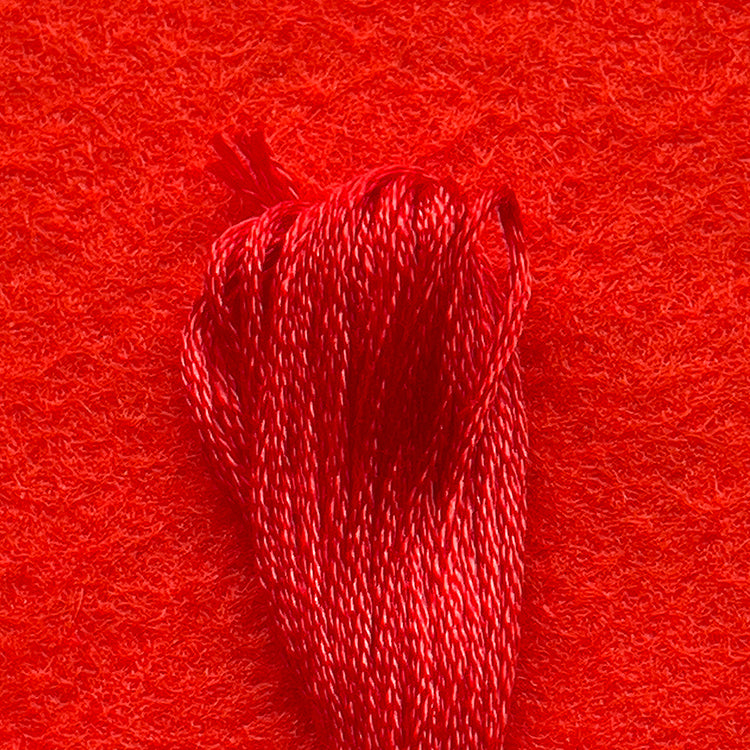 DMC Embroidery Floss - Bright Christmas Red 666 image 0