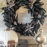crepe paper wreath