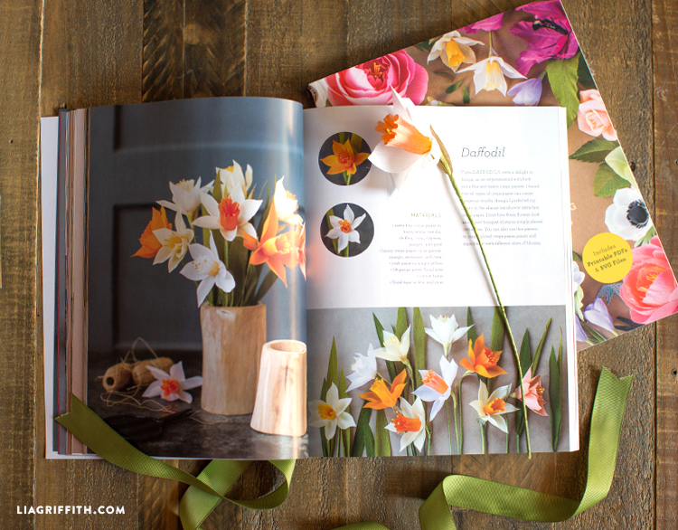 Paper Daffodils: Crepe Paper Flower Kit by Lia Griffith