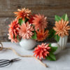 DIY Paper Dahlias
