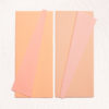 pink peach crepe paper