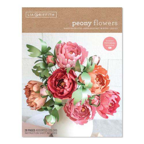 Frosted Paper Flower Kits by designer Lia Griffith. Felt Paper Scissors