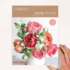DIY peony flower kit