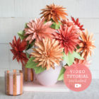 Frosted Paper Flower Kits By Designer Lia Griffith. Felt Paper Scissors