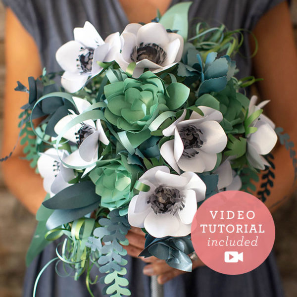 Paper Kit Bridal Bouquet