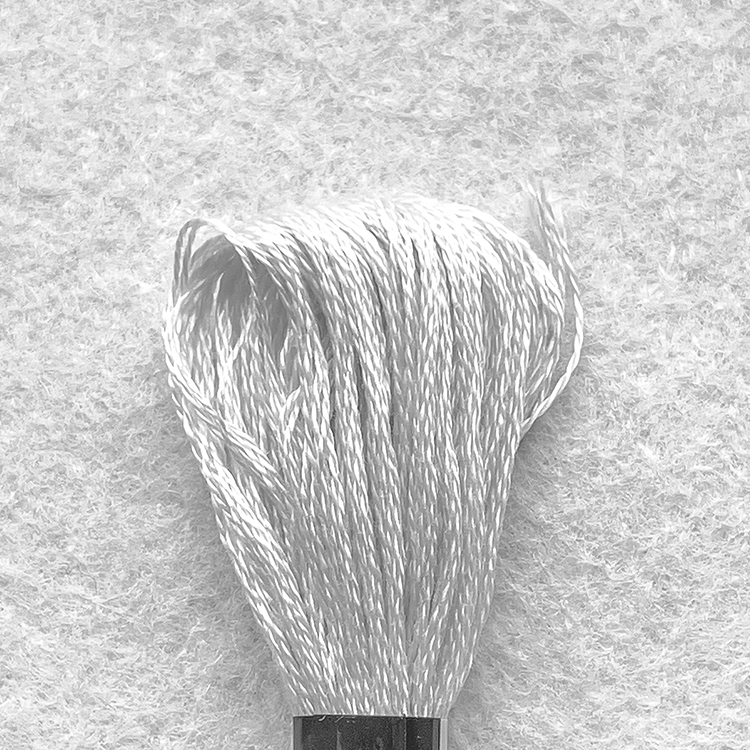 DMC Mouline 117-B5200 Six-Strand Embroidery Thread, Snow White, 8.7-Yards