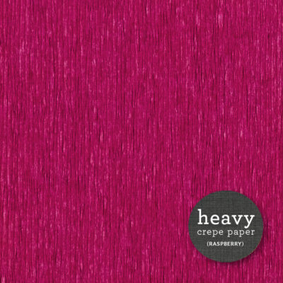 heavy crepe paper raspberry pink