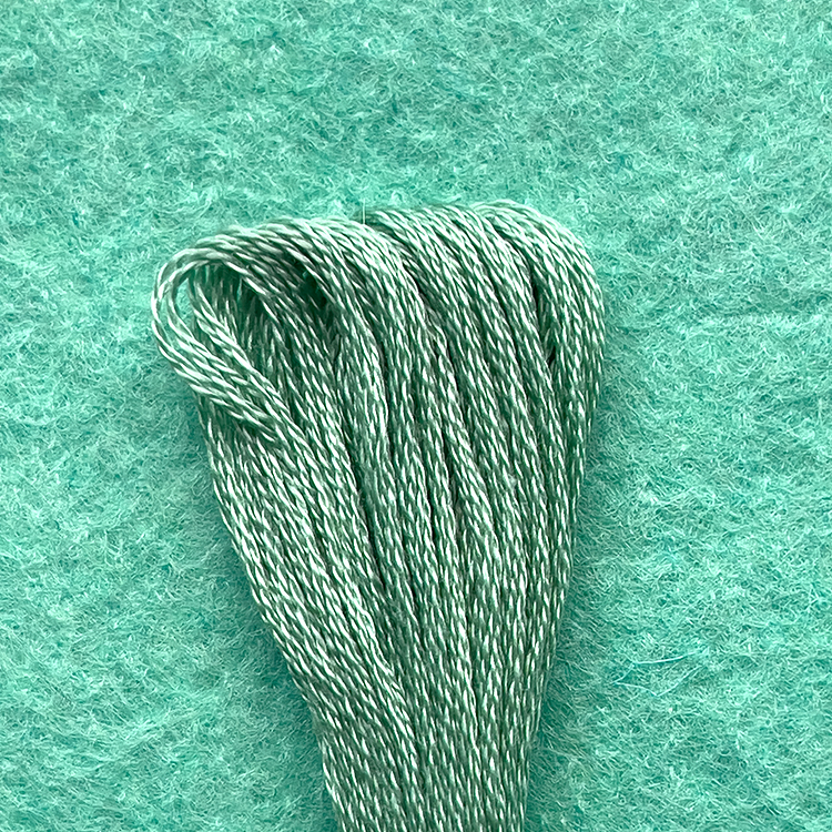 DMC Embroidery Floss — Light Jade Green 563