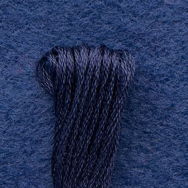 DMC Embroidery Floss - Dark Navy Blue 823 - Felt Paper Scissors