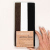 black brown white extra fine crepe paper