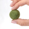 Lia Griffith Felt Balls 2cm Olive - Pack of 12 - Image 2