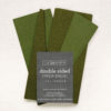 dark green crepe paper