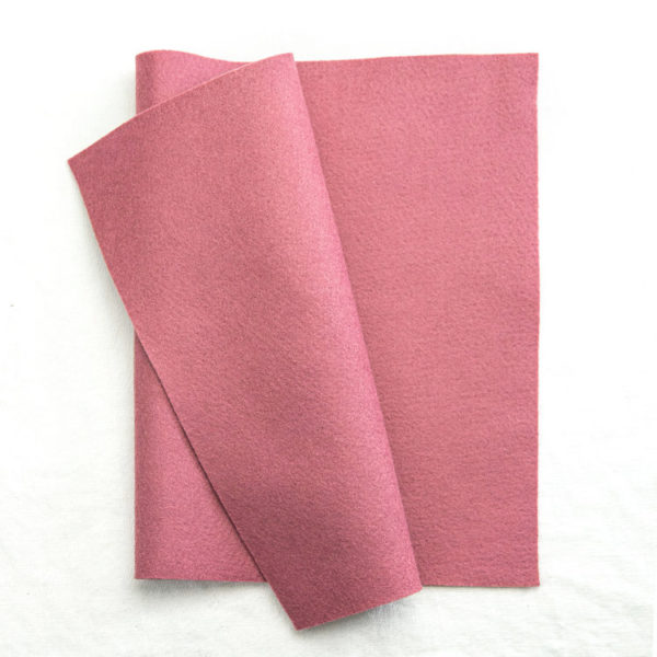 English rose color felt- Felt Paper Scissors by Lia Griffith