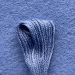 DMC Embroidery Floss - Sky Blue 519 - Felt Paper Scissors
