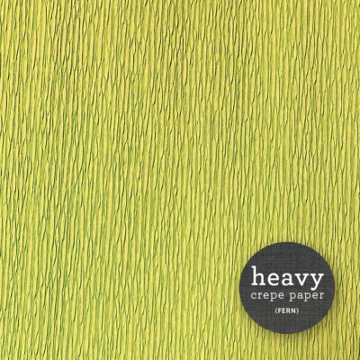 Solid Color Heavyweight Crepe Paper-Ivy Green — Two Hands Paperie