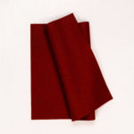 Crimson Wool Felt Sheet