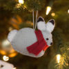 felt bunny ornament DIY
