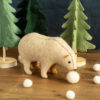 tan felt bear stuffed animal