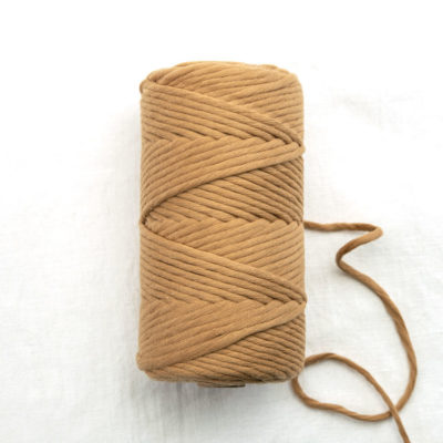 Cora's Cotton Craft Cord - Macrame - 4mm, .16 Diameter, 75 Feet, Charcoal  - NEW
