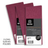 aubergine long crepe paper double pack